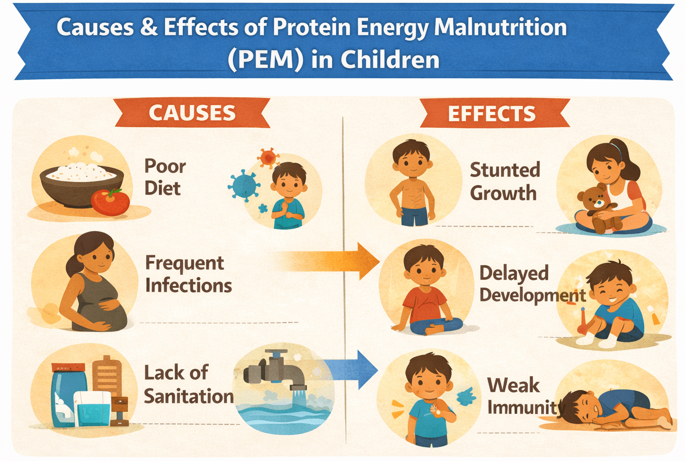 Protein Energy Malnutrition (PEM) in Indian Children